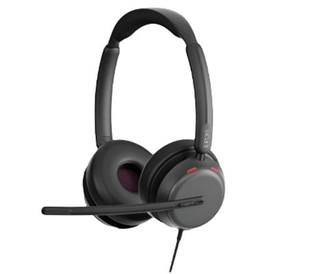 EPOS IMPACT 860T ANC Black On Ear Headphones USB C