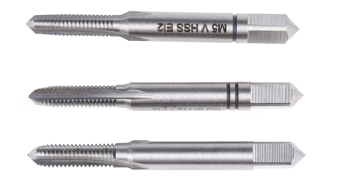 10012 EVENTUS Tap Set, M5 Thread, Hand Tap