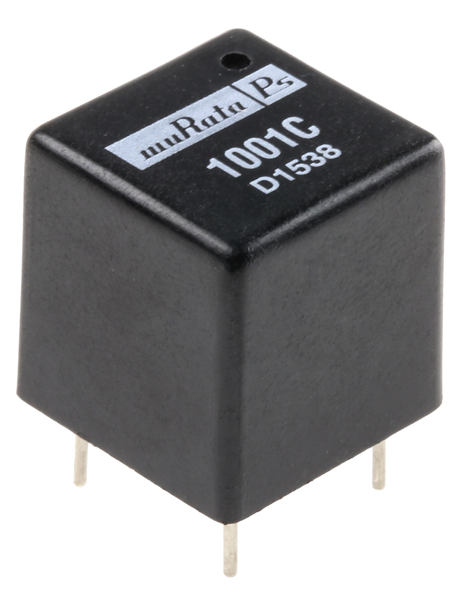 Murata Power Solutions PCB Pulse Transformer 1:1 Turns Ratio, 3 mH Prim. Inductance, 1.2Ω Prim. Resistance