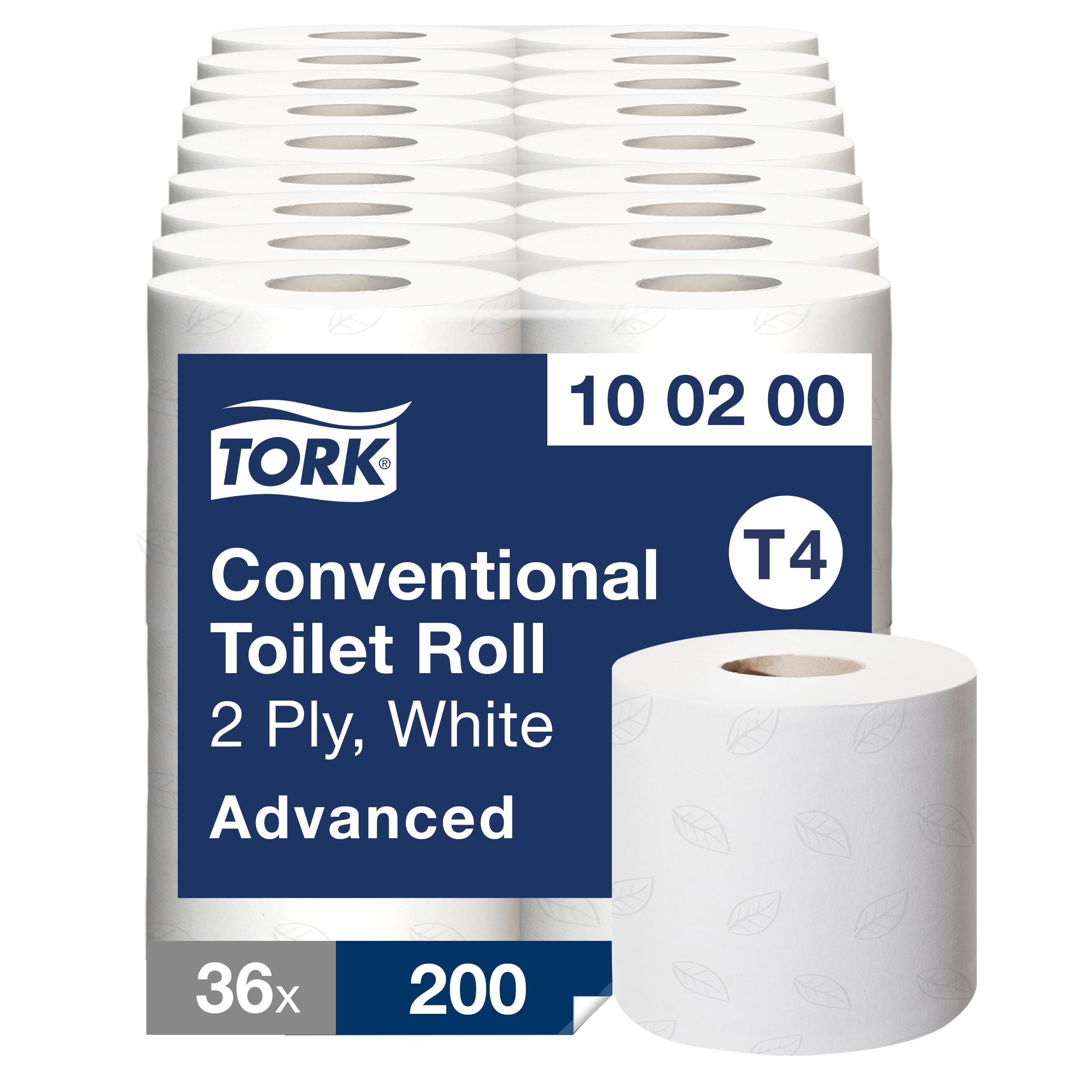 Tork 36 rolls of 200 Sheets Toilet Roll, 2