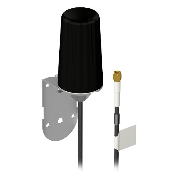 INSYS icom 10022961 Round Multi-Band Antenna with SMA Connector, 5G, 4G, 2G, 3G