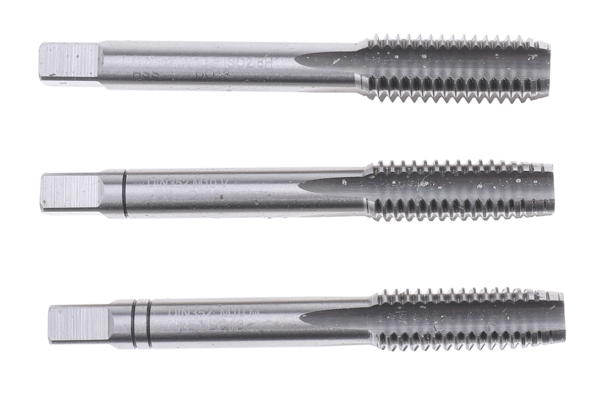 EVENTUS Tap Set, M10 Thread, Hand Tap