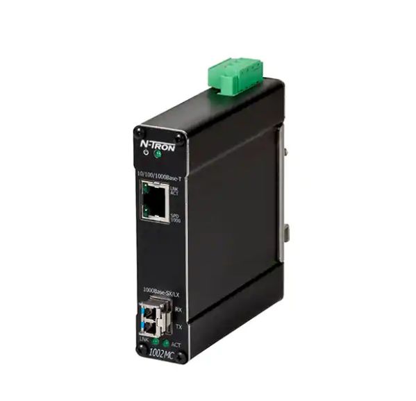 N-Tron RJ45 Media Converter, Multimode, 1000Mbps, Half Duplex, Full Duplex 550 m