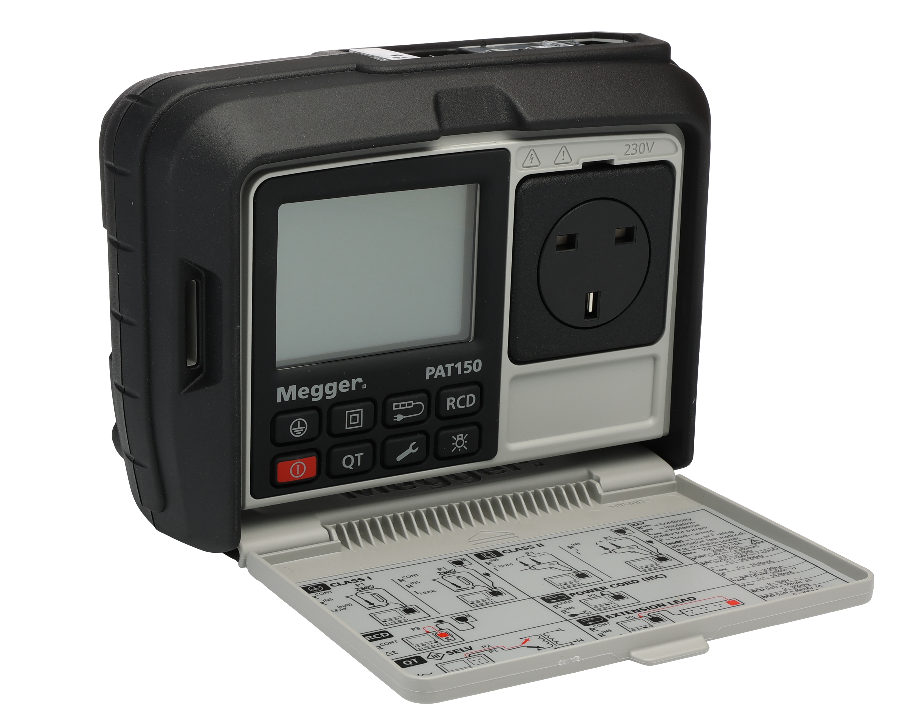 1003-062 Megger PAT120-UK PAT Tester, Class II, Class I Test Type, UKAS