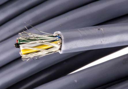 Nexans SMBL Series Data Cable, 100 m, Grey Sheath Polyvinyl Chloride
