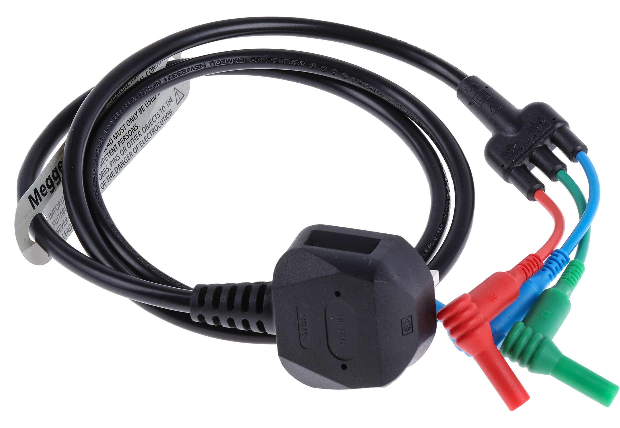 1004-323 Megger  UK Socket Adapter, For Use With MFT1700 Series Multifunction Testers