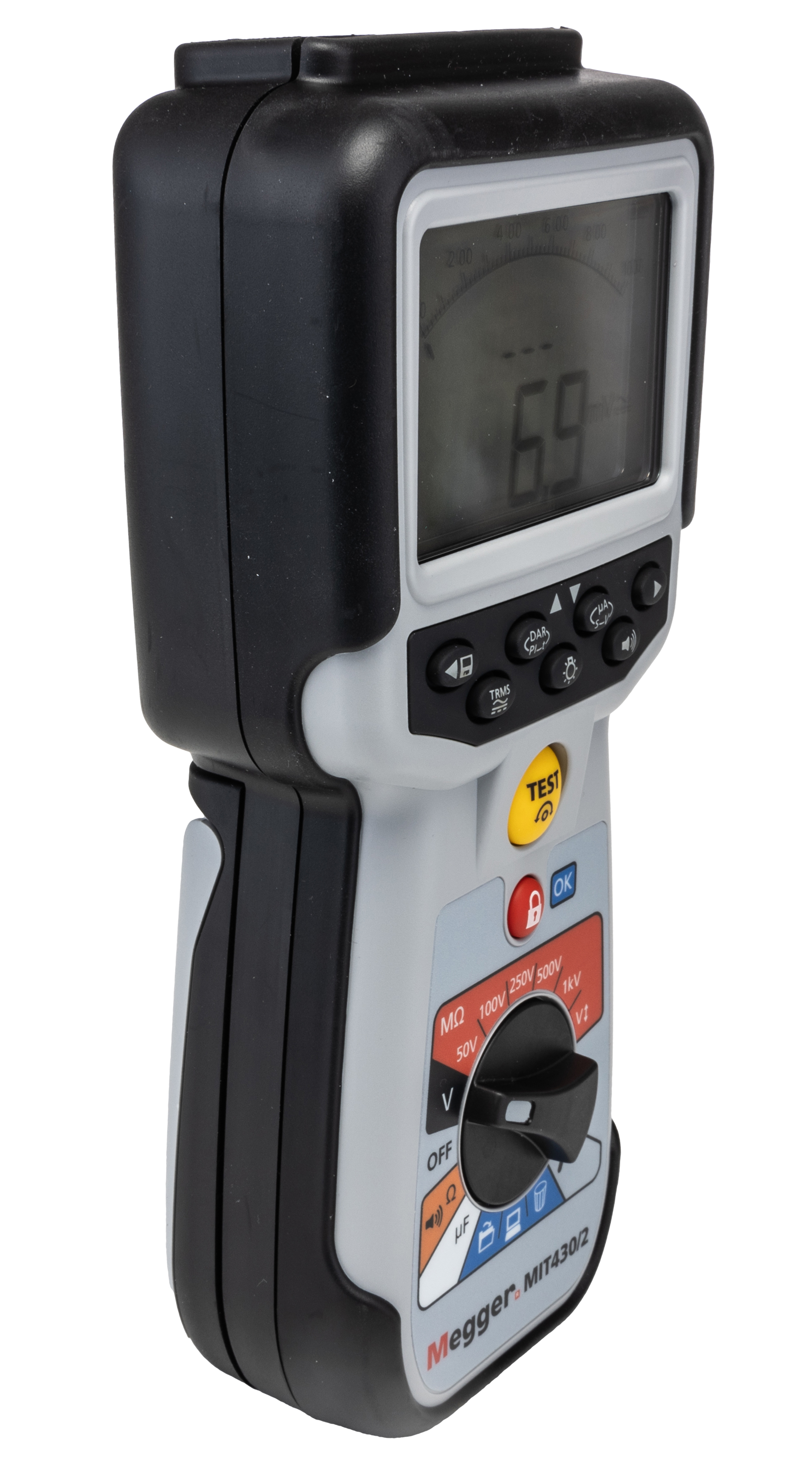 1004-740 Megger MIT430 2 Insulation Tester, 10 V Min, 1000 V Max, 200 GΩ CAT IV