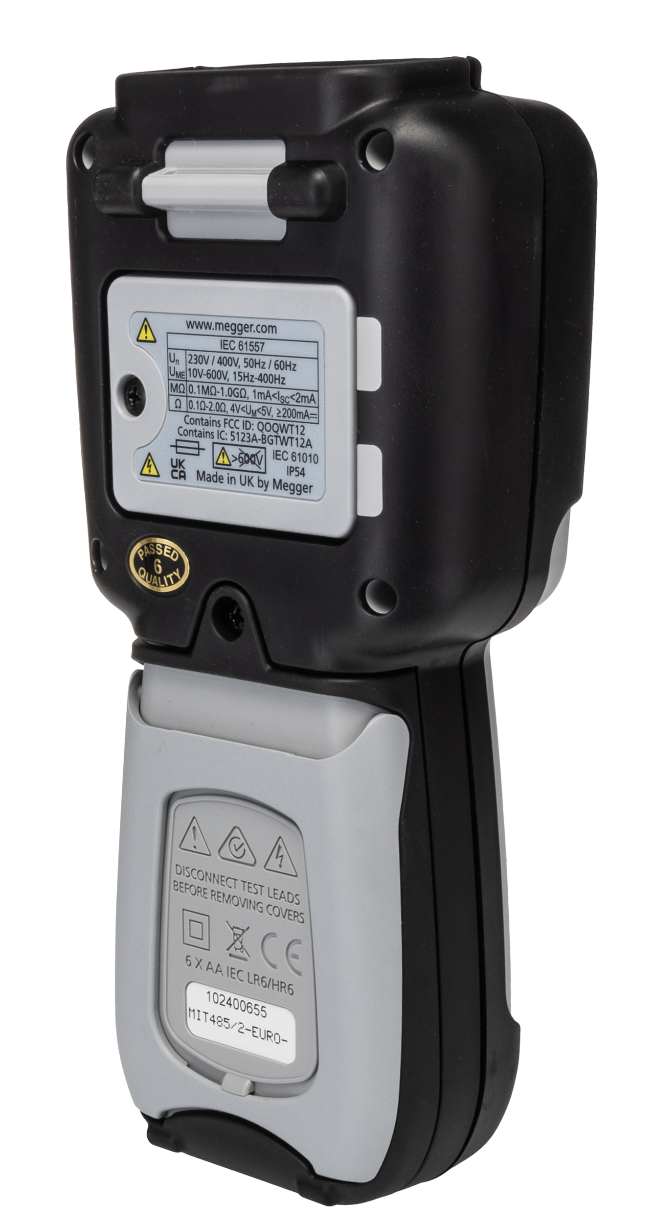 1004-742 Megger MIT485 Insulation Tester, 50 V Min, 500 V Max, 200 GΩ CAT IV