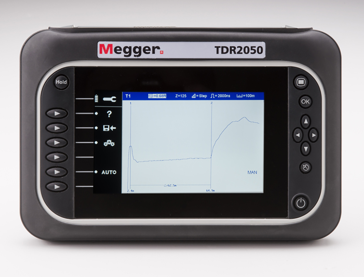 Megger Time Domain Reflectometer, USB Interface 2 ns