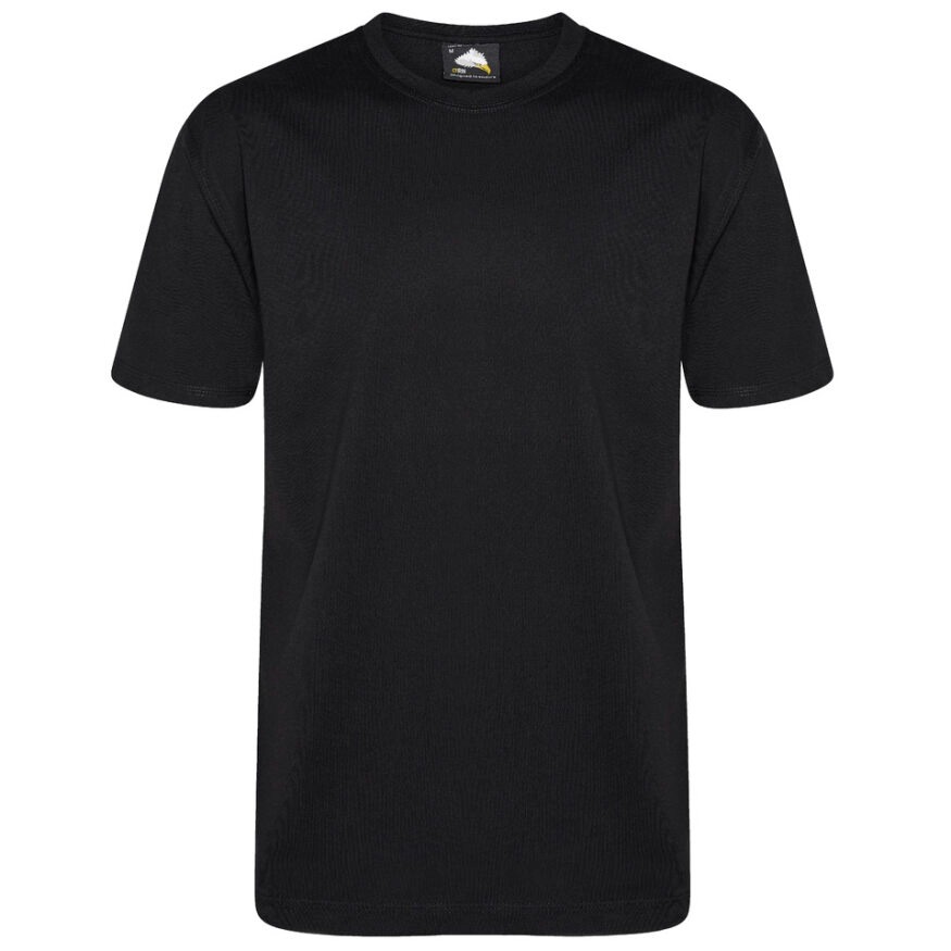 Orn Black 35% Cotton, 65% Polyester Short Sleeve T-Shirt L