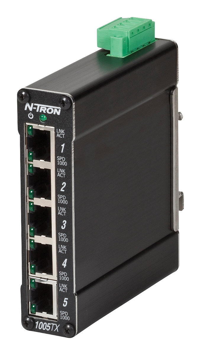 N-Tron Unmanaged 5 Port Ethernet Switch Power Over Ethernet