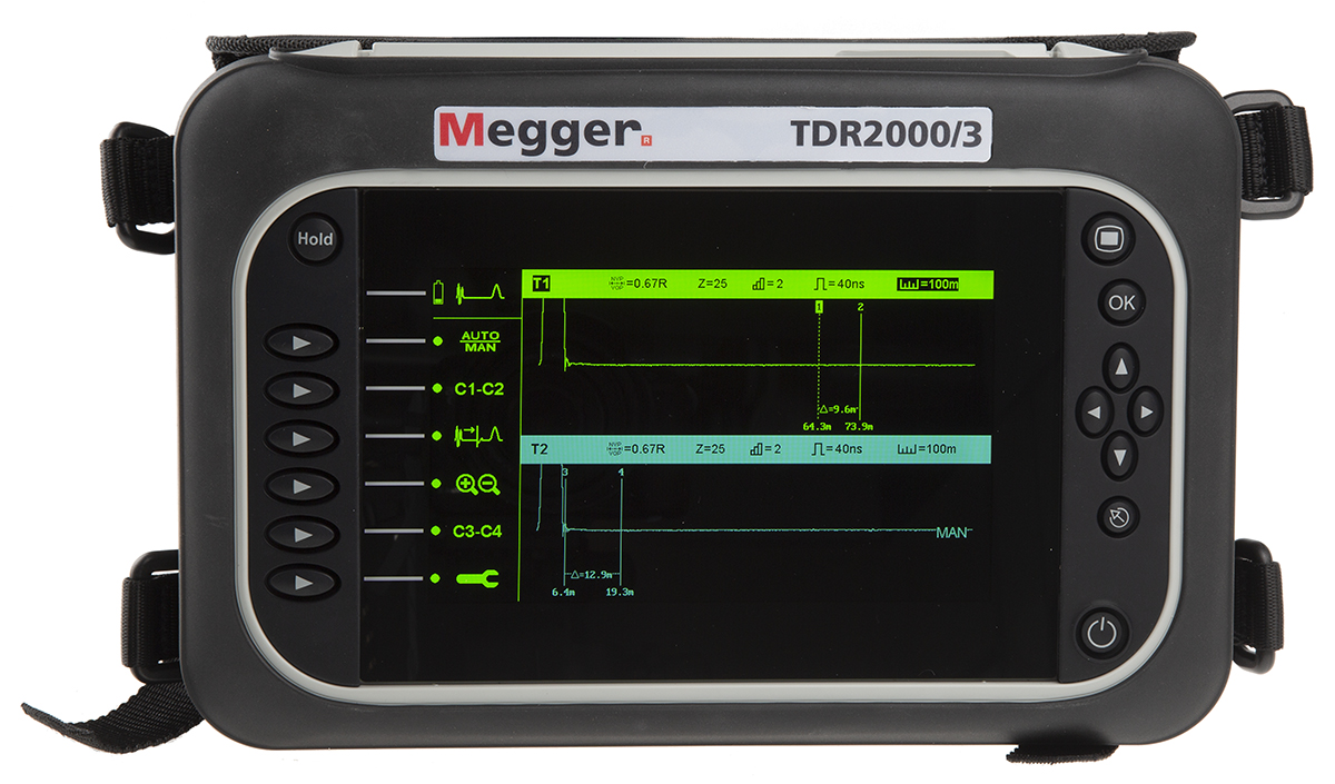 Megger TDR2000/3 Time Domain Reflectometer, USB Interface 2 ns