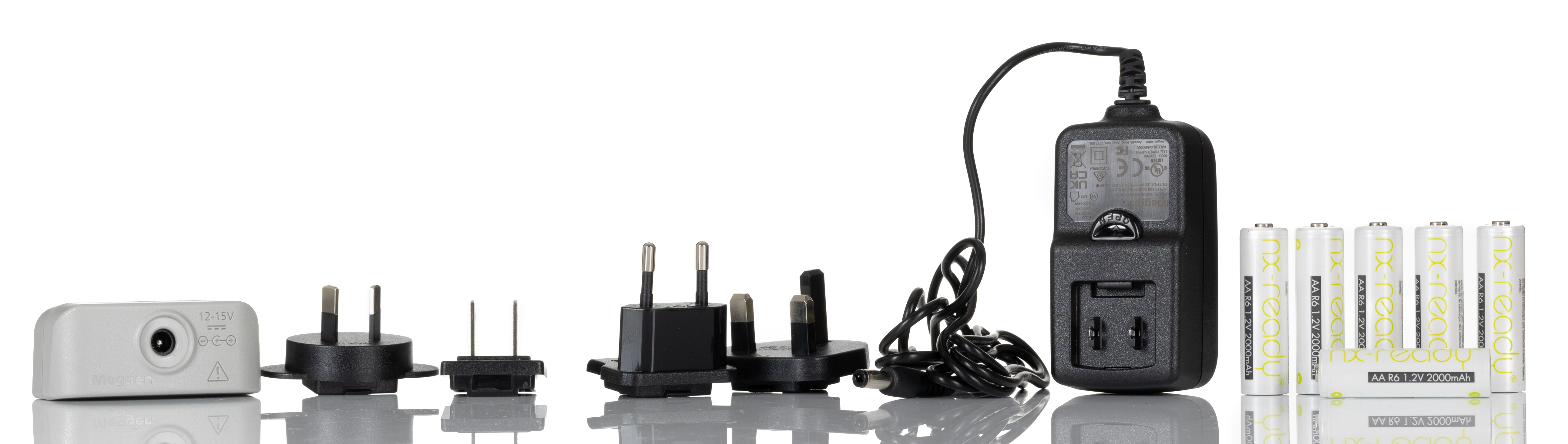 Megger MIT400 mk2 Battery Charger For 1.5V, Alkaline, NiMH, AA, 6