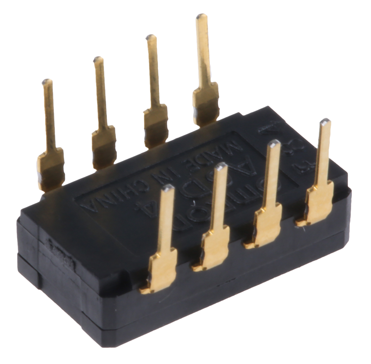 a6d-4100 Omron 4 Way Through Hole DIP Switch 4PST