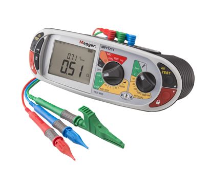 1008-121 Megger MFT1711 Multifunction Tester 1000V Earth Resistance Measurement With Wireless