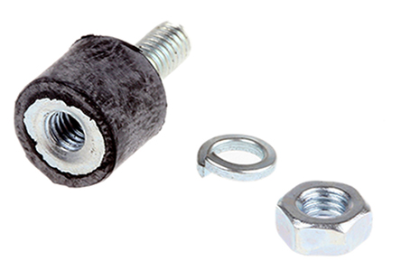 FIBET Fibet M4 x 10 mm Anti-Vibration Mount, Male to Female Bobbin with 6.4 daN Compression Load