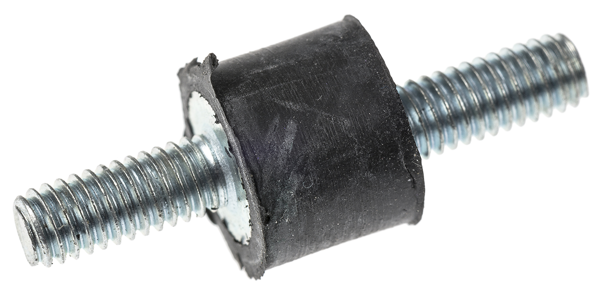 FIBET Fibet M4 x 10 mm Anti-Vibration Mount, Male to Male Bobbin with 6.1 daN Compression Load