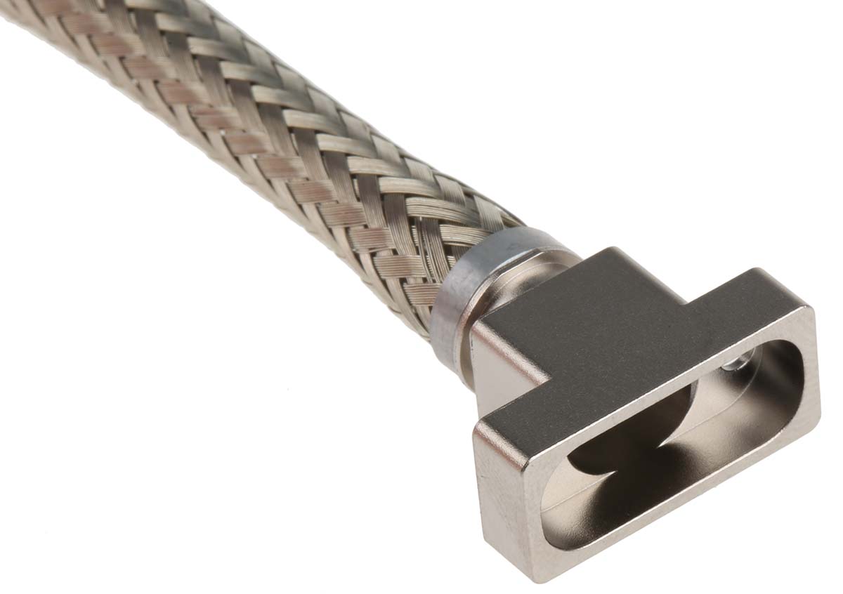 100p2554-09-08-1-c Polamco 100P2554 Series Aluminium Straight D-Sub Backshell, 9 Way Strain Relief