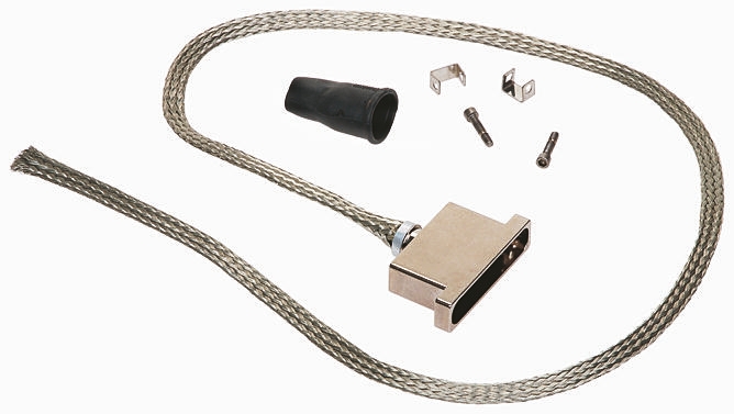 Polamco 100P2554 Series Aluminium Straight D-Sub Backshell, 51 Way