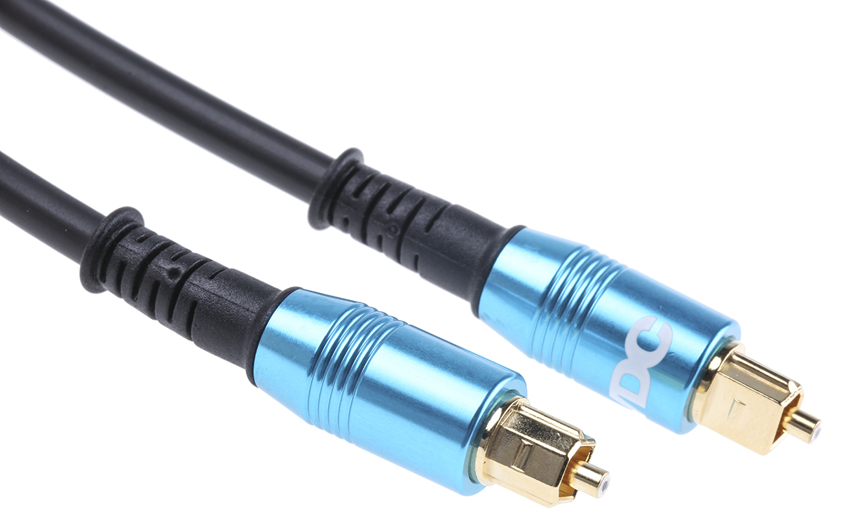 Van Damme TOSLINK to TOSLINK Optical Audio Cable, 1 m