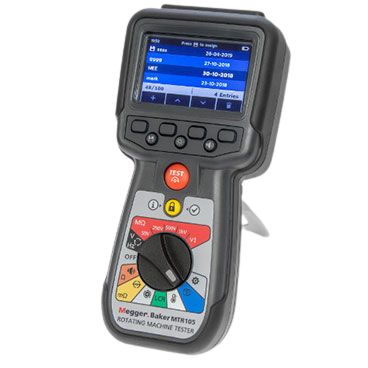1010-361 Megger MTR105 Phase Rotation Tester 15 Hz, 400 Hz Max, 75V Max