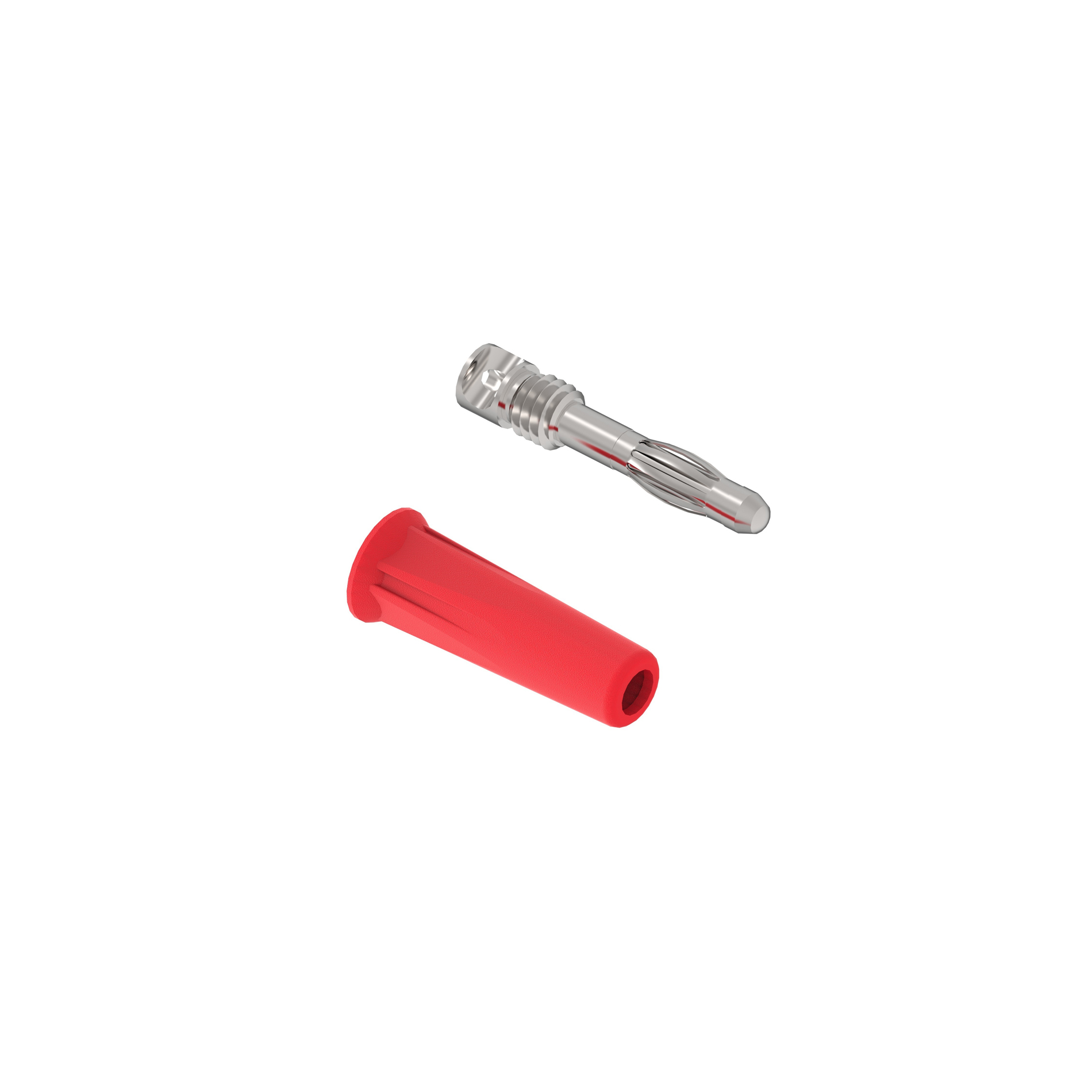 Electro PJP Red Male Banana Plug, 4 mm Connector, Solder Termination, 30V ac/dc, 60 V ac/dc, 36A, Nickel Plating
