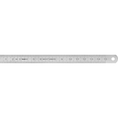Vogel 150 mm Stainless Spring Steel Ruler Metric