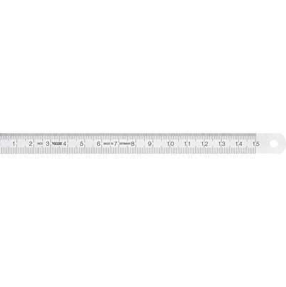 Vogel 150 mm Stainless Spring Steel Ruler Metric