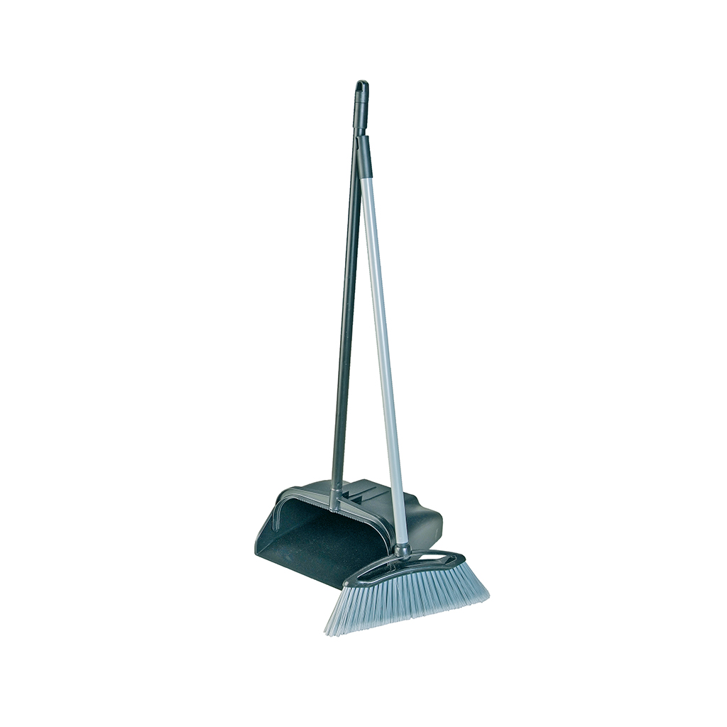 Robert Scott Grey, Black Dustpan & Brush for Dust Cleaning