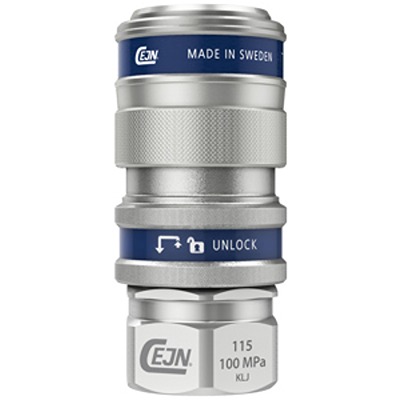 CEJN Zinc Plated Steel Pneumatic Quick Connect Coupling Female ISO