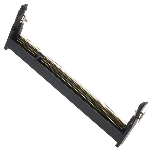 Amphenol ICC 0.6 mm Pitch 200 Way, Straight Surface Mount Mount DDR2 DIMM Socket ,50V