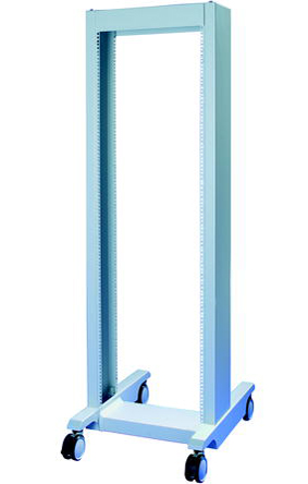 nVent SCHROFF LABRACK Series Grey 36 U Steel Server Rack , with 2 Post Frame, 710 mm, 1856 mm Height 600 mm