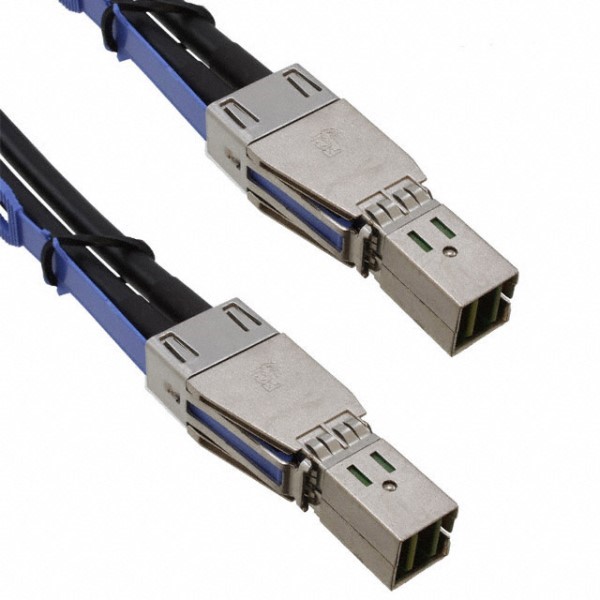 Amphenol ICC Mini SAS to Mini SAS Cable Assembly 2 m