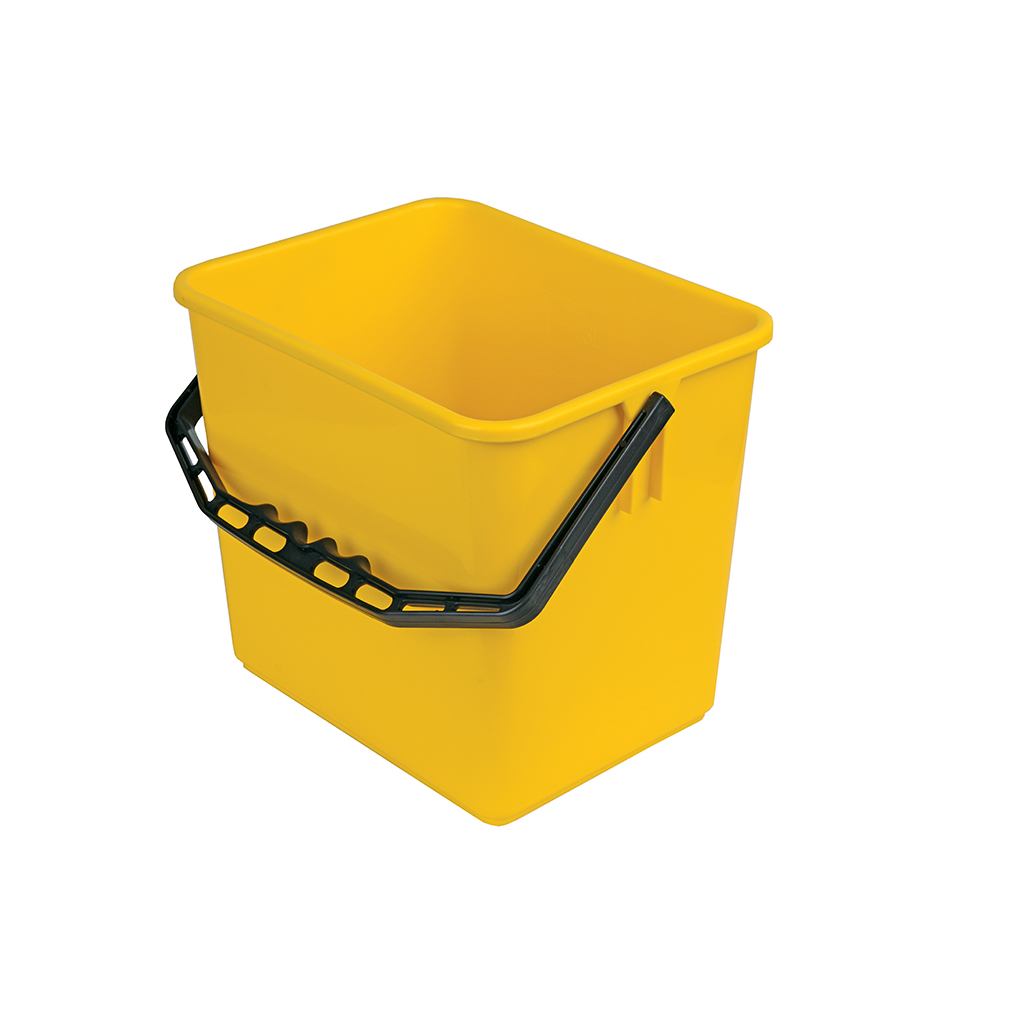Robert Scott 6L Polypropylene Yellow Bucket with Handle