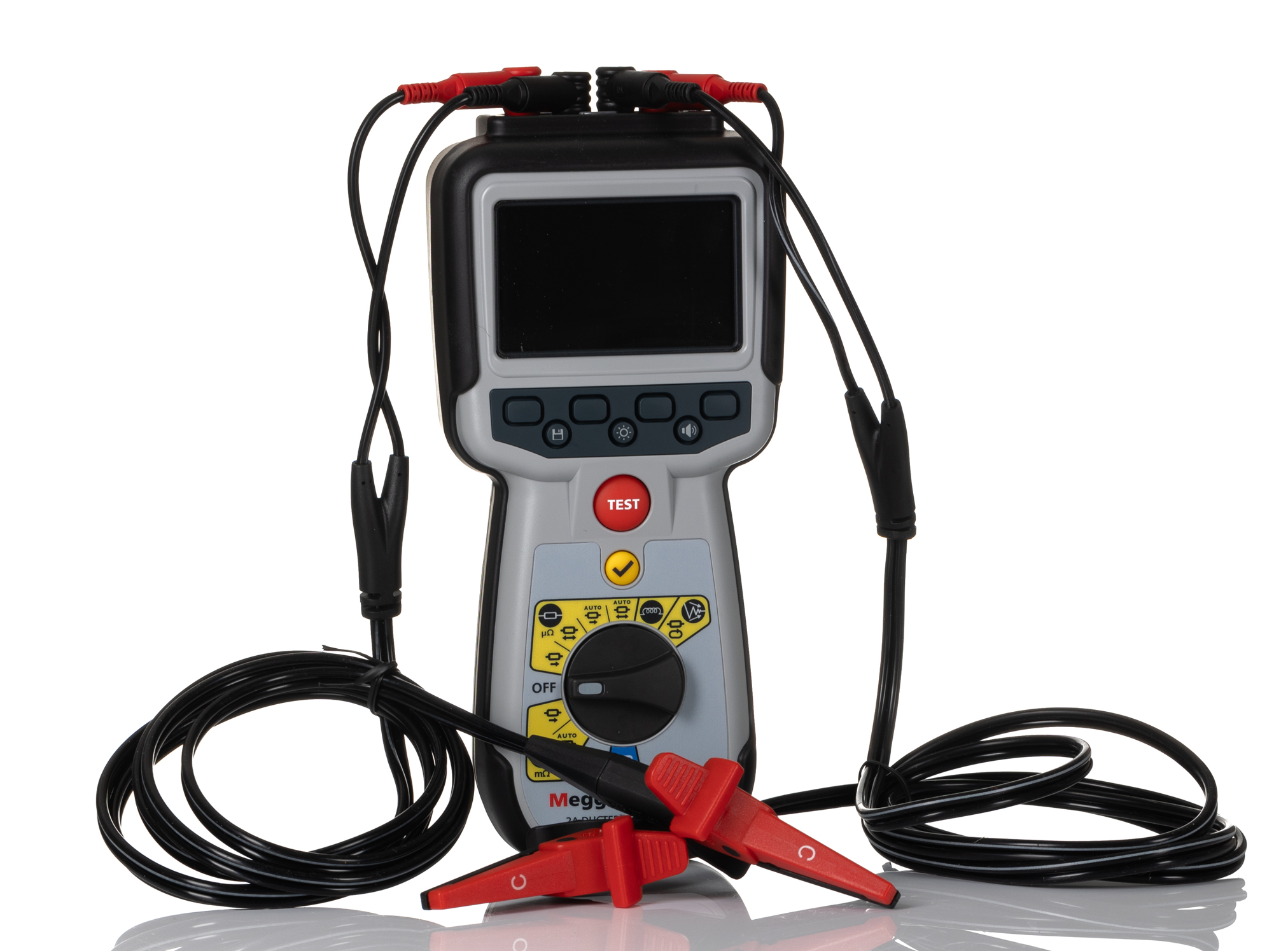 Megger Handheld Ohmmeter, 100 mΩ, Low Resistance