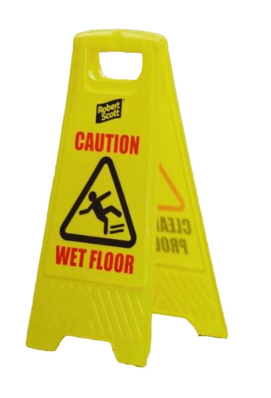 Robert Scott Warning Sign Frame (English)