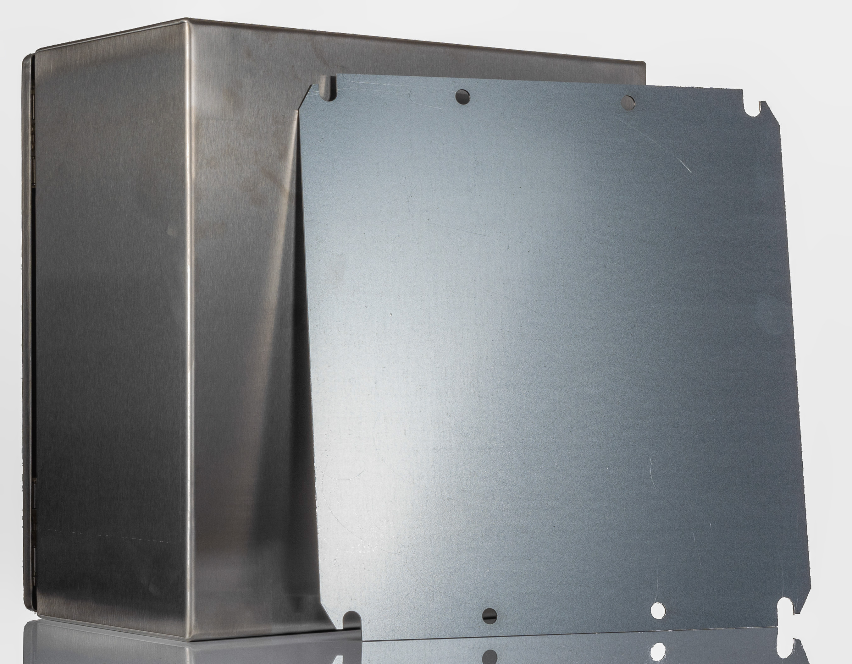 1014600 Rittal AE Series 304 Stainless Steel Wall Box, IP66, 760 mm x 760 mm x 300 mm
