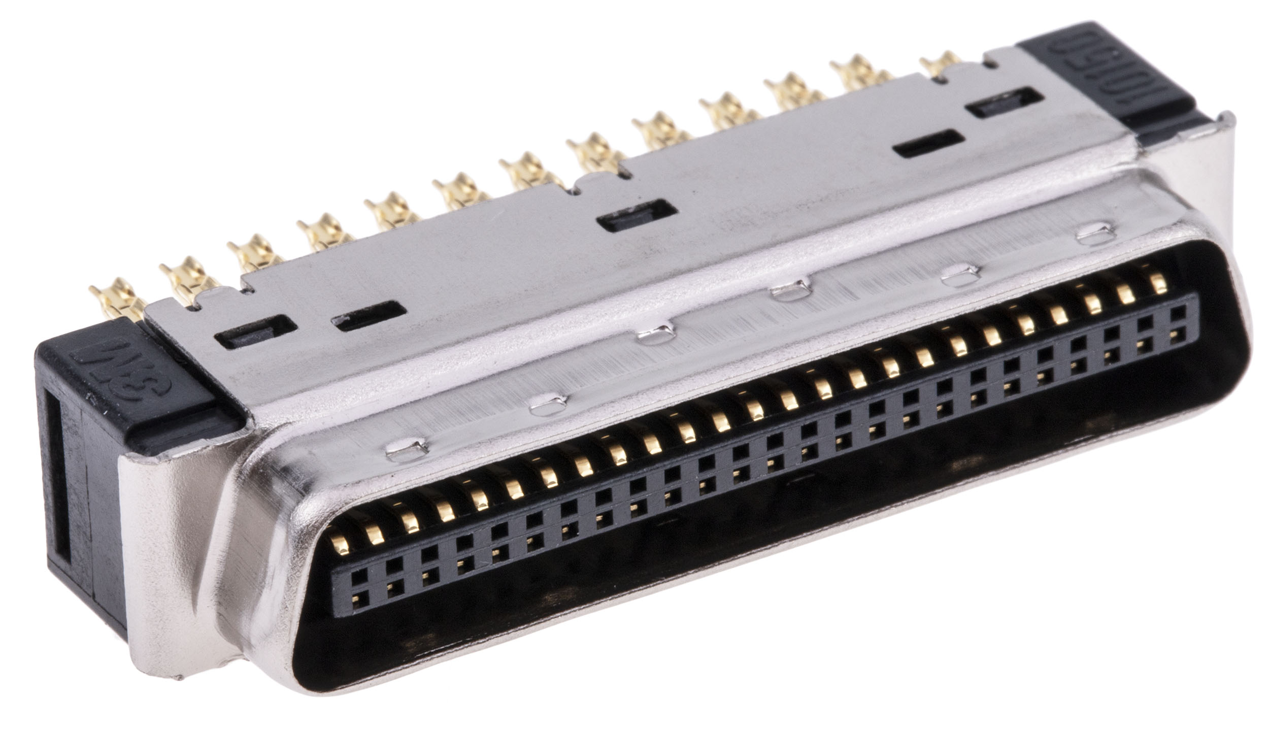 3M 50 Way Male Straight Cable SCSI Connector 2.54 mm Pitch, Solder