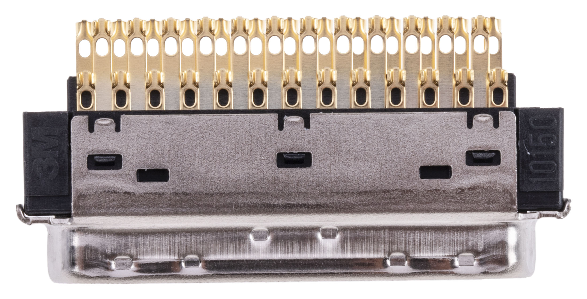 10150-3000pe 3M 50 Way Male Straight Cable SCSI Connector 2.54 mm Pitch, Solder