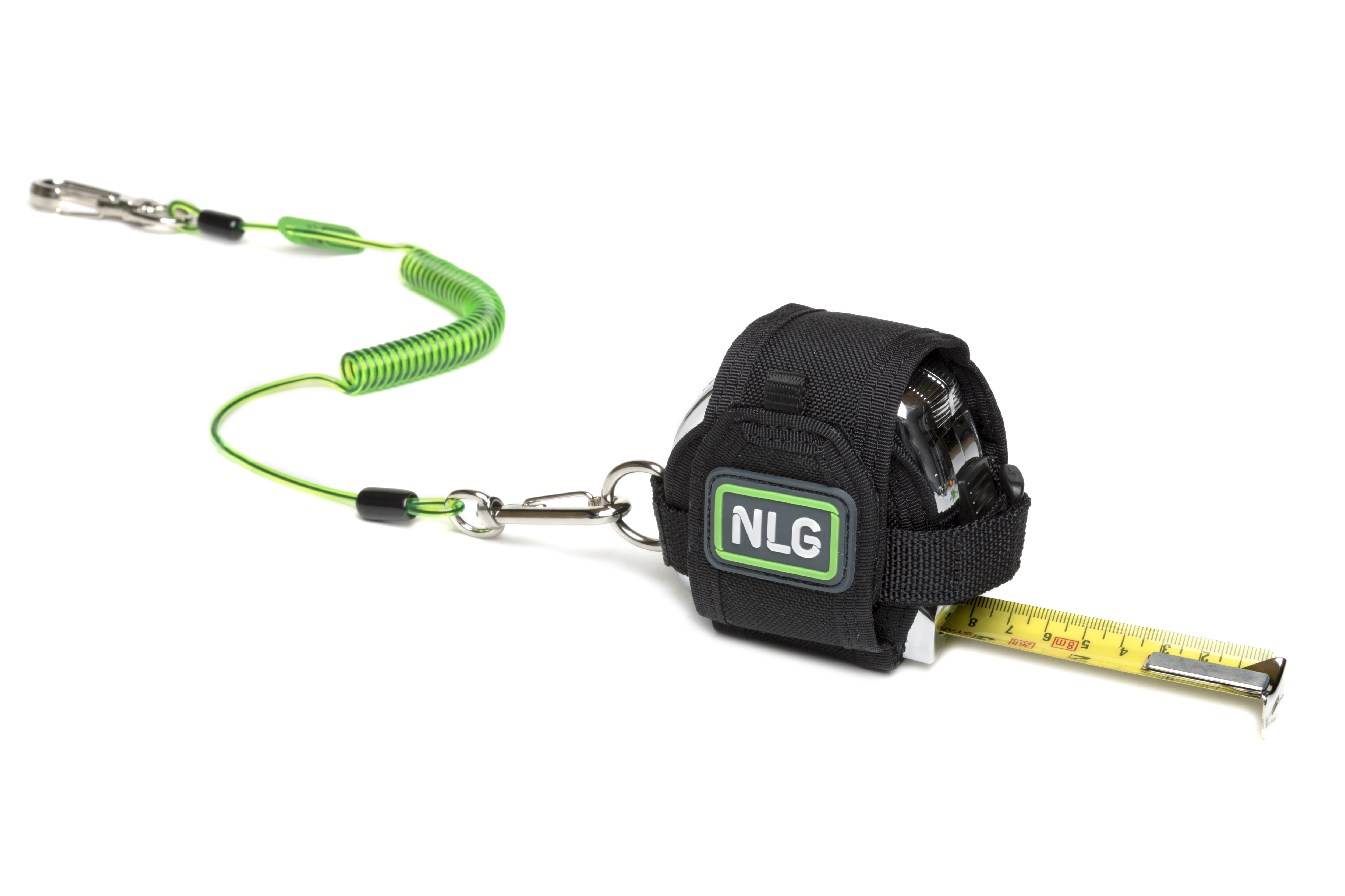 101553 Never Let Go with NLG Tape Measure Tether (101414) NLG Lightweight Coil Tool Lanyard
