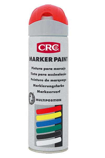 CRC 500 ml Red Fluorescent Spray Paint