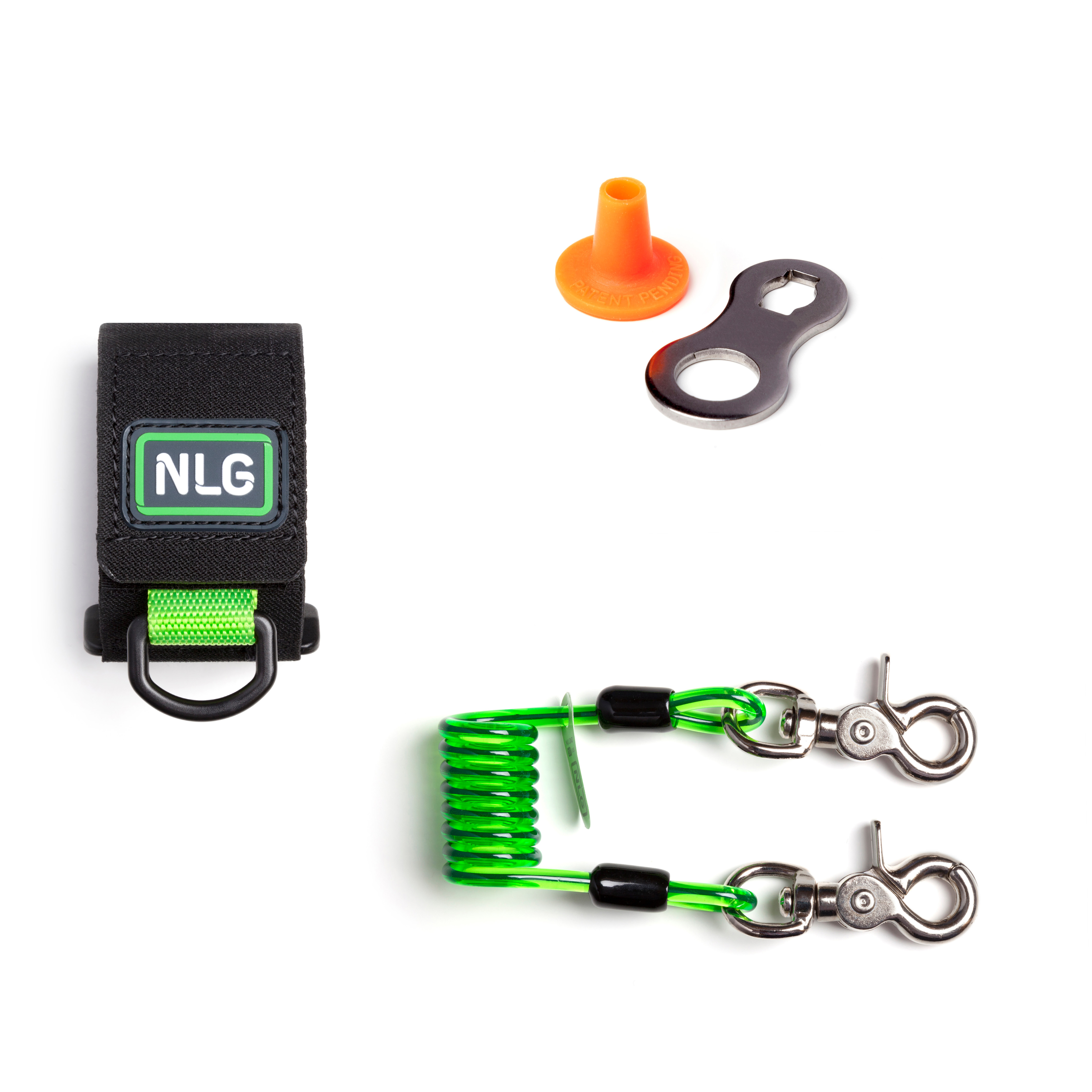 Never Let Go with Quick Clip (101364) NLG Adjustable Wristband, NLG 8 Ring Adaptor, Large (101427) NLG Short Coil Tool