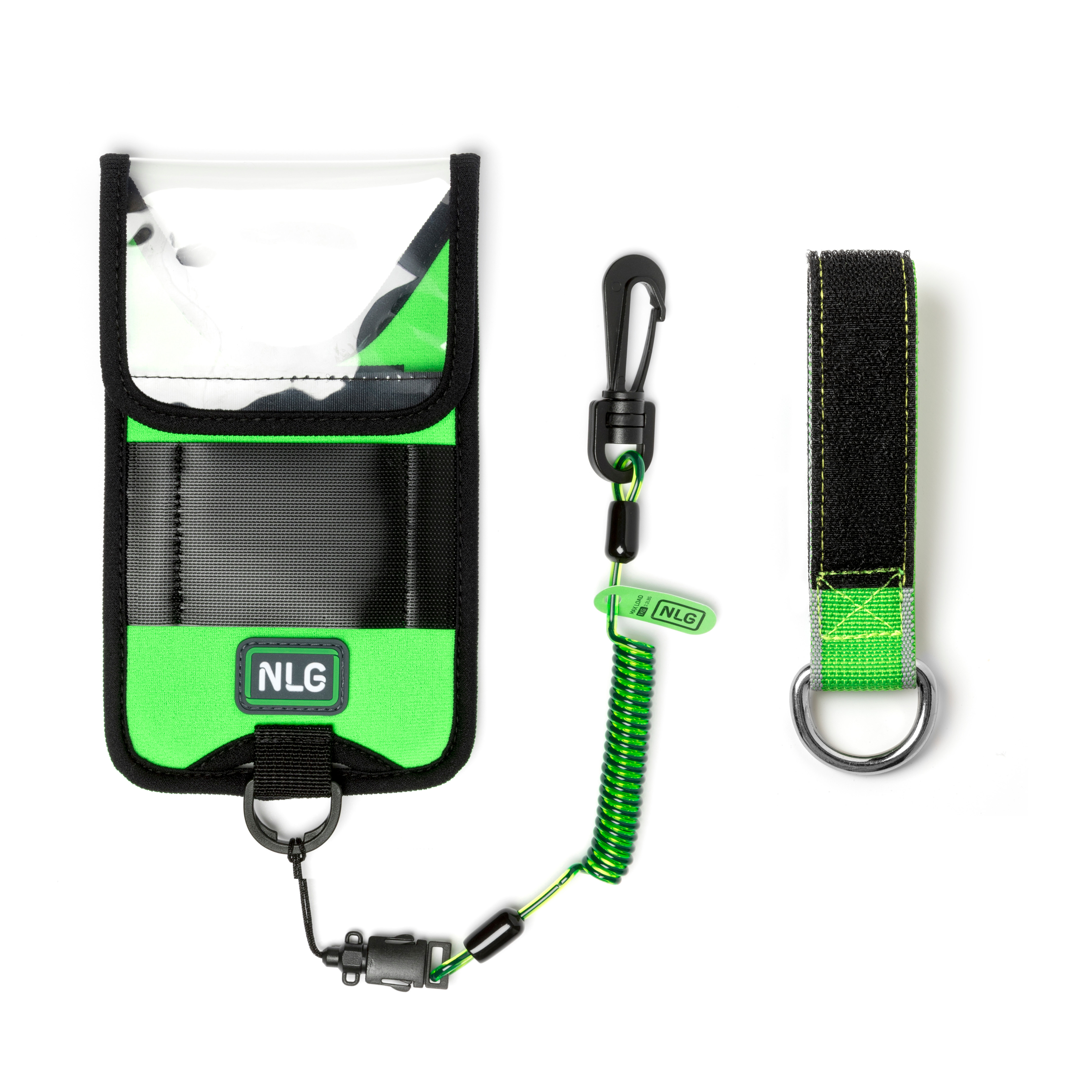 Never Let Go with NLG Phone Case (101383) NLG Mini Coil Tool Lanyard (101371) NLG BiLock Velcro Anchor