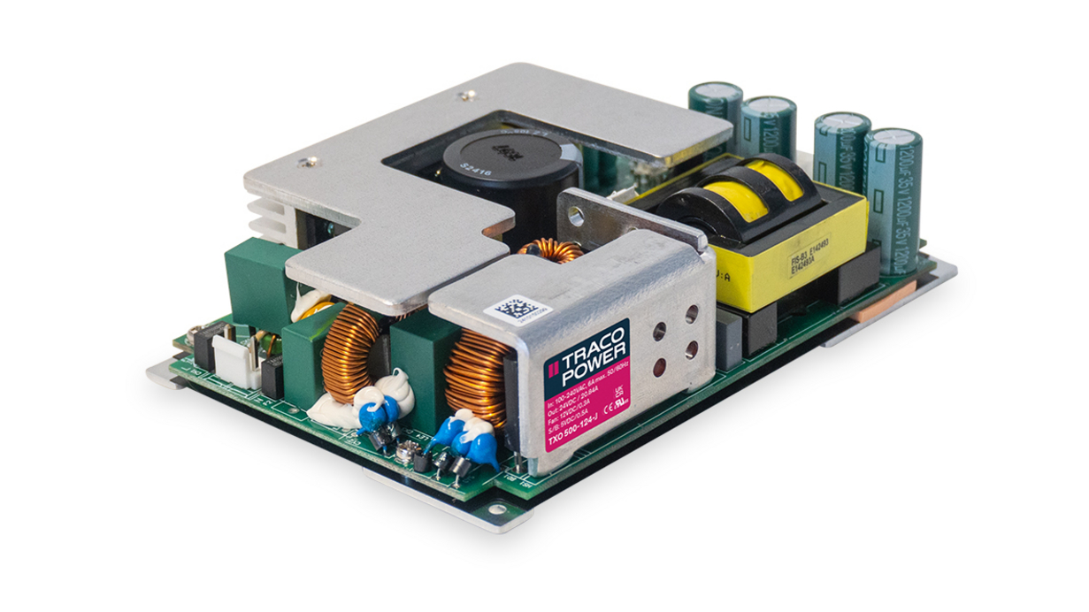 TRACOPOWER, AC/DC Converter, 56 V, 11.04 V 16-Pin, Open Frame TXO 500-124-J