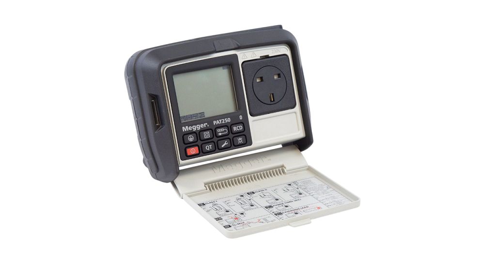 1016-045 Megger PAT250SX-EU Portable Appliance Tester Pat, Portable RCD test, Patch, Touch Current, Fibreglass, SELV device test,