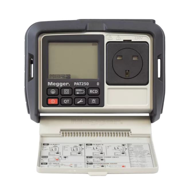 Megger PAT250SRX-EU Portable Appliance Tester Pat, Fly Back Converter, Portable RCD test, Low-Dropout (LDO) Linear