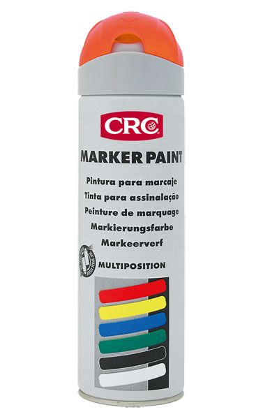 CRC 500 ml Orange Fluorescent Spray Paint