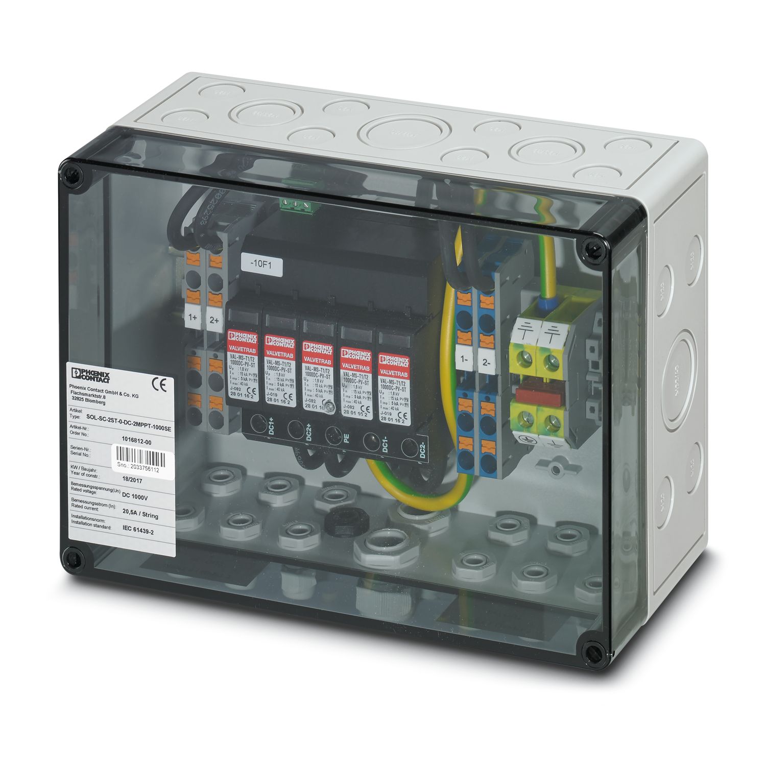 Phoenix Contact SOL-SC SOL-SC Wall Box 20A