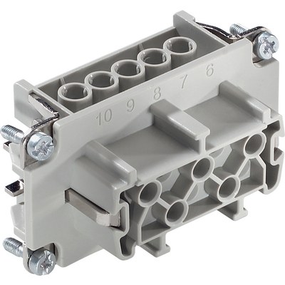 10192000 EPIC Heavy Duty Power Connector Module, 16A, H-BE Series Male, 10 Contacts