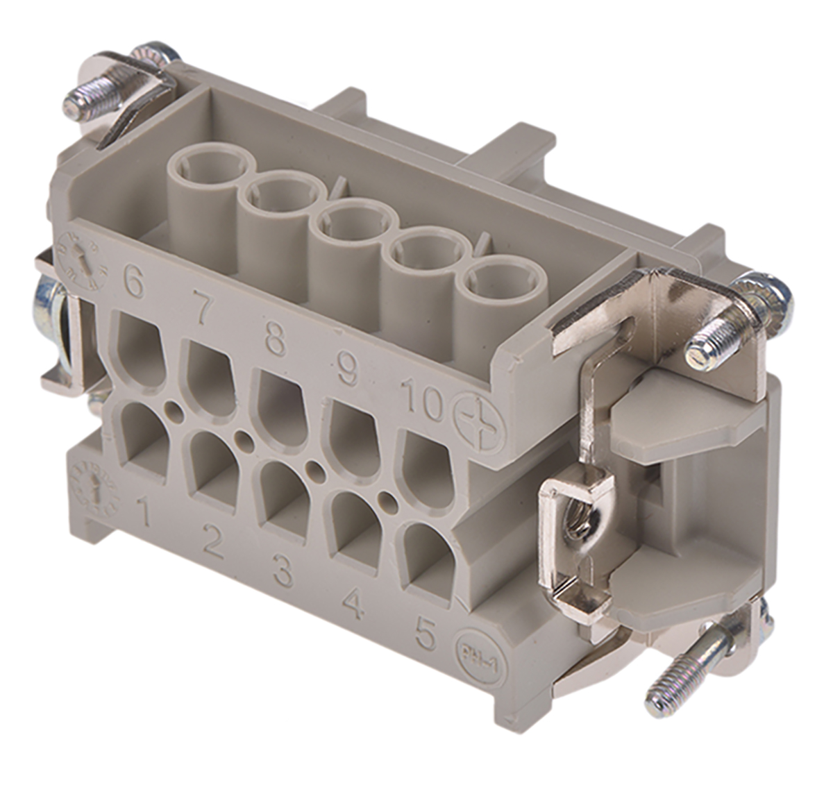 EPIC Heavy Duty Power Connector Module, 16A, H-BE Series Female, 10 Contacts